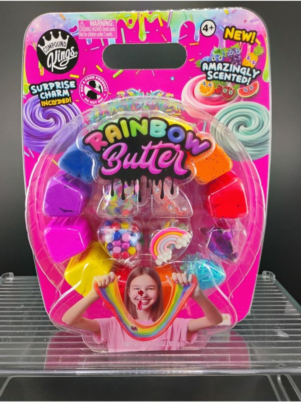 Rainbow Butter Amazing Scented Compound Kings Slime Set For Kids